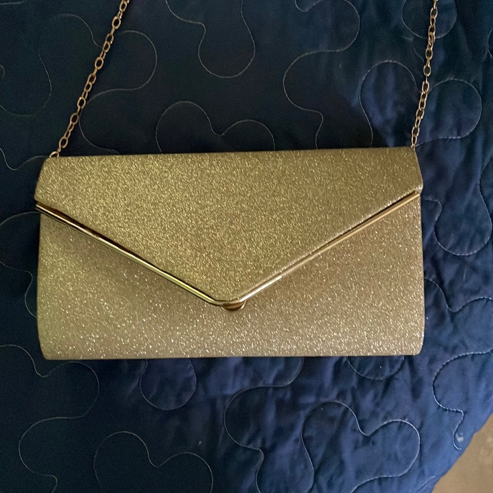 Glitter Gold handbag/clutch